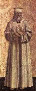 Piero della Francesca Polyptych of the Misericordia: St Benedict oil